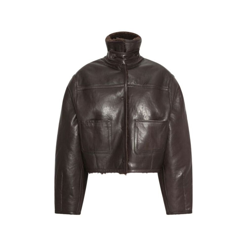 Rotate Brown Jackets - Leather Jackets Women